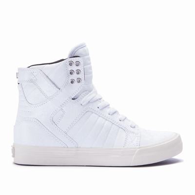 Női Supra SKYTOP Magasszárú Cipő HU593820 Fehér